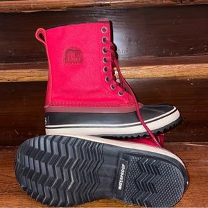 New!! Sorel 1964 Premium CVS Red Element Women's Waterproof Snow Boots size 6!!!